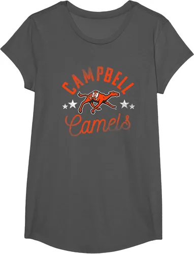 Vista 7 de Campbell University Camiseta con logotipo de Fighting Camels, Gris