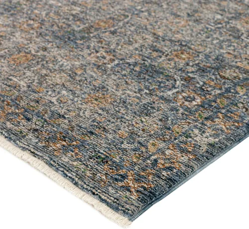 Vista 6 de Dalyn Rugs Yarra YA6 - Alfombra rectangular suave azul de 1 pies 8 pulgadas x 2 pies 6 pulgadas, fácil de limpiar, no se desprende, para dormitorio