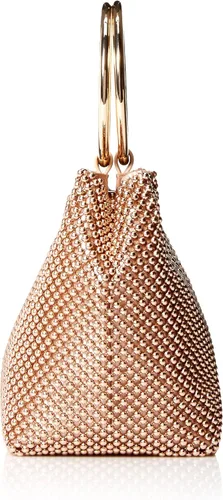Vista 3 de Jessica McClintock Womens Gwen bola malla Anillo Wristlet Pouch Embrague