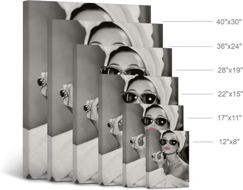 Vista 4 de SmileArtDesign - Lienzo decorativo V33 para pared, diseño icónico de chicle