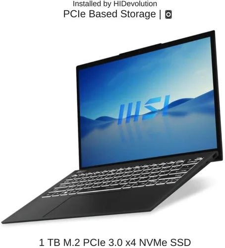 Vista 5 de HIDevolution MSI Prestige 13Evo A12M [Pure White] 13.3 FHD+, 1.2 GHz i5-1240P, Intel Iris Xe, 16GB LPDDR4X-4267, 1 TB PCIe SSD, Windows 11 Home