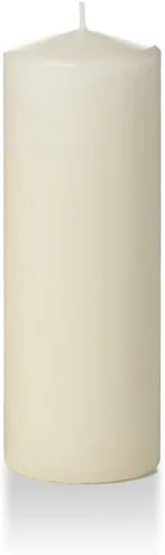 Vista 60 de Yummi - Velas redondas de pilar blancas de 3 pulgadas x 4 pulgadas, 3 por paquete