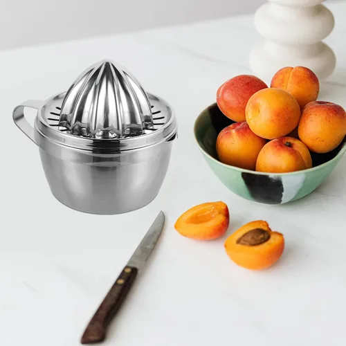 Vista 7 de Cabilock Multi-function Manual Lemon Juicer and Citrus Squeezer Stainless Steel Handheld Press for Home Kitchen Fruit Juice Extraction