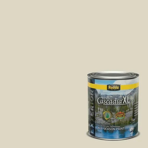 Vista 12 de Rodda Paint CASCADIA XL Pintura e imprimación satinada exterior en uno, cuarto de galón, Cantera