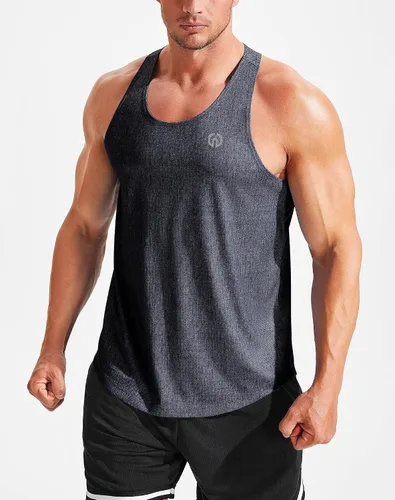 Vista 27 de NELEUS Camiseta sin mangas para hombre para entrenamiento, correr, gimnasio, atlética