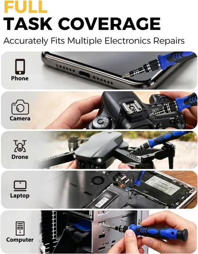 Vista 8 de PC Building Tool Kit 140-IN-1: Computer Tool Kit for Repair & Assembly