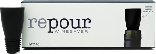 Vista 13 de Repour Ahorrador de Vino y Tapón - Elimina el Oxígeno, Preservando y Manteniendo el Vino Tan Fresco Como el Día Que Se Abrió la Botella - Paquete