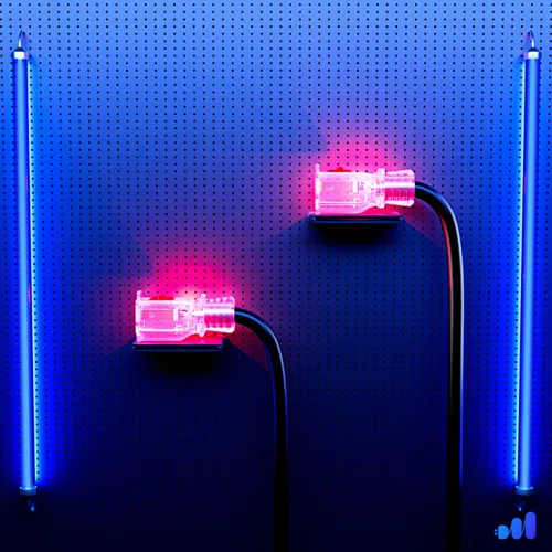 Vista 8 de Divisor de cable de extensión SJTW de alimentación 2 en 1 con función de bloqueo de 1.5 pies, calibre 16