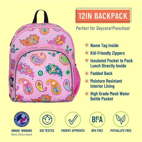 Vista 2 de Wildkin - Mochila de 12 pulgadas para niña.