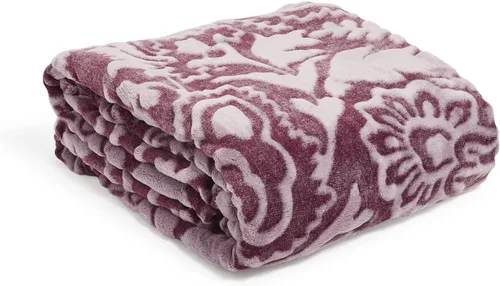 Vista 60 de Vera Bradley Manta de forro polar para mujer, manta de felpa suave para sofá, dormitorio y decoración del hogar