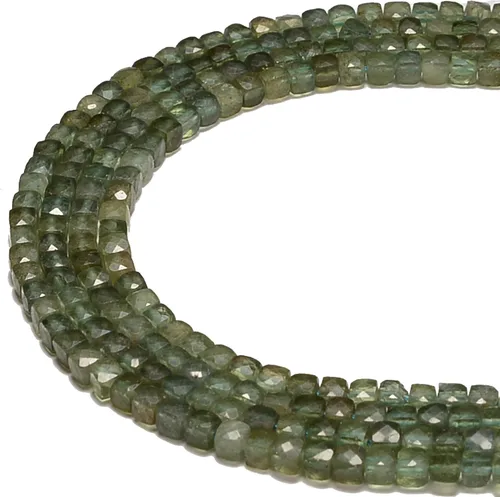 Vista 25 de JM Design Cuentas de 5/64 de pulgada 01 con forma de cubo liso multicolor para manualidades y fabricación de joyas (pulseras, collares, pendientes)
