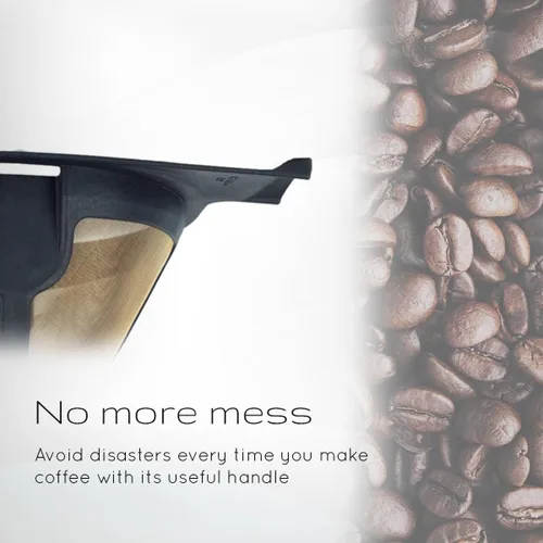 Vista 4 de Paquete de 2 filtros reutilizables originales de repuesto OEM para barra de café Ninja Sistema térmico de vidrio compatible con todos los modelos