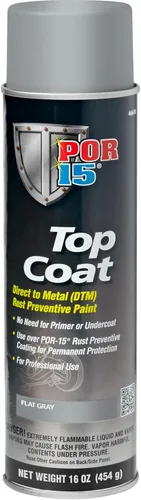 Vista 10 de Pintura en aerosol, color gris 16 POR-15 46618 de Top Coat