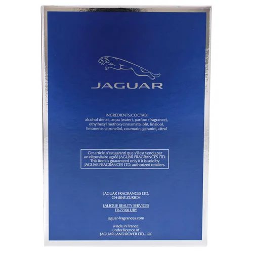Vista 4 de Jaguar Classic Blue by Jaguar - Eau de Toilette en espray para hombre, 3.4 onzas