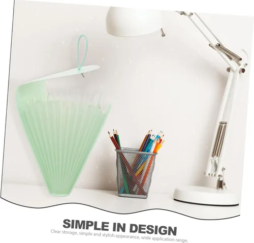 Vista 7 de EXCEART Organizador de archivos de acordeón portátil, tamaño de soporte para recibos y facturas, ideal para uso escolar y oficina, carpeta compacta