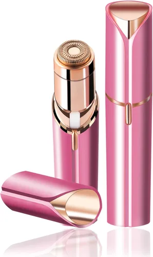Vista 11 de Removedor de vello facial para mujeres, afeitadora para mujeres sin dolor, afeitadora facial - Mini removedor de pelo, afeitadora eléctrica portátil
