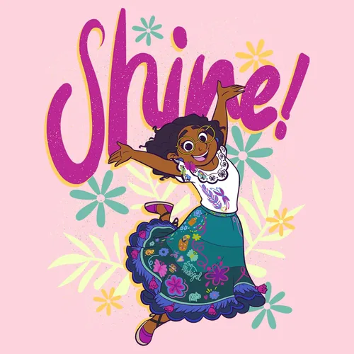 Vista 2 de Pixar Encanto Shine - Camiseta de manga corta para mujer