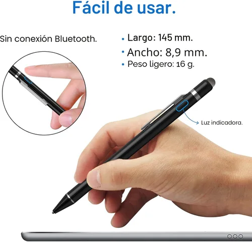 Vista 5 de Lápices capacitivos para pantallas táctiles, NTHJOYS Universal de punta fina para iPad, iPhone, teléfono inteligente iOS/Android y otras tabletas