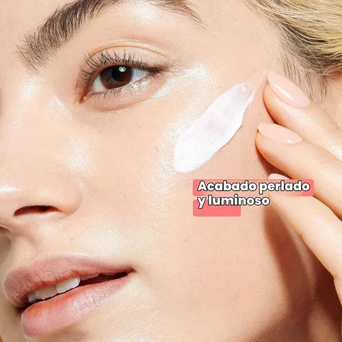 Vista 4 de JOAH Super Sidekick Hydroglow - Base de maquillaje con ácido hialurónico para un acabado brillante y húmedo, hidratante de larga duración e