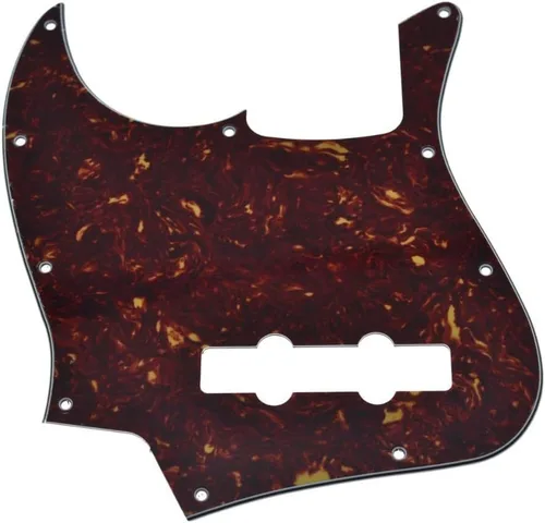 Vista 10 de KAISH Lefty 4 cuerdas J Bass estilo Golpeador zurdo Bass Pick Guard Scrach Plate para USA/México Jazz J Bass Aged Pearl