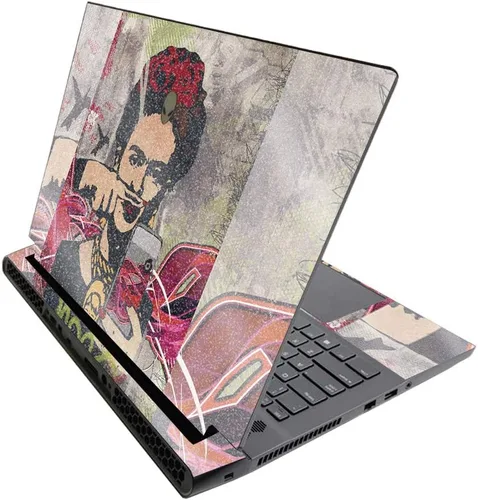 Vista 350 de MightySkins - Skin brillante con purpurina para Alienware M17 R3 (2020) y M17 R4 (2021) - Diversión de los años 90 Acabado duradero con purpurina
