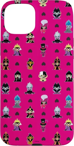 Vista 9 de iPhone 16 Disney Villains Anti-Love Cute Black Heart Valentine’s Day Case