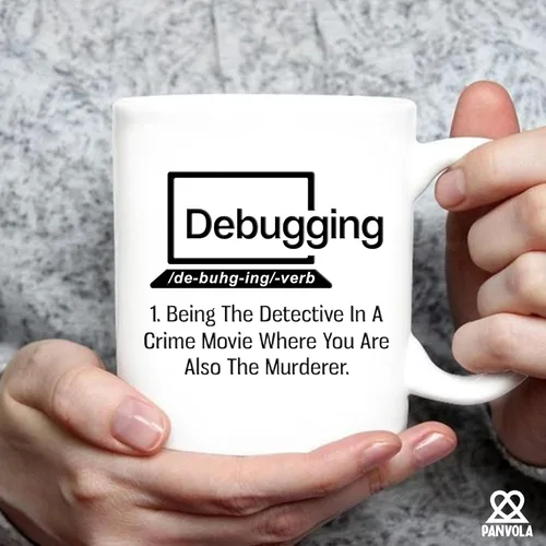 Vista 5 de Panvola Taza de café con cita divertida para programador, programación de computadoras, codificador, taza de cerámica (11 oz)