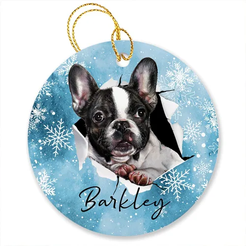 Vista 20 de Adornos de pastor australiano, regalos para Navidad, adorno de pastor australiano personalizado, adornos únicos de pastor australiano, vacaciones