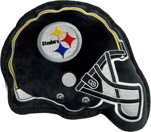 Vista 14 de Juguete para perros The 1st Ever Tough but Smooth NFL Buffalo Bills Football Helmet Tough Pet Toy. Un juguete para perros de calidad premium