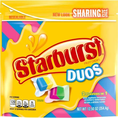 Vista 8 de STARBURST All Pink - Paquete a granel de caramelos masticables de frutas, tamaño compartido, 15.6 onzas, paquete de 6