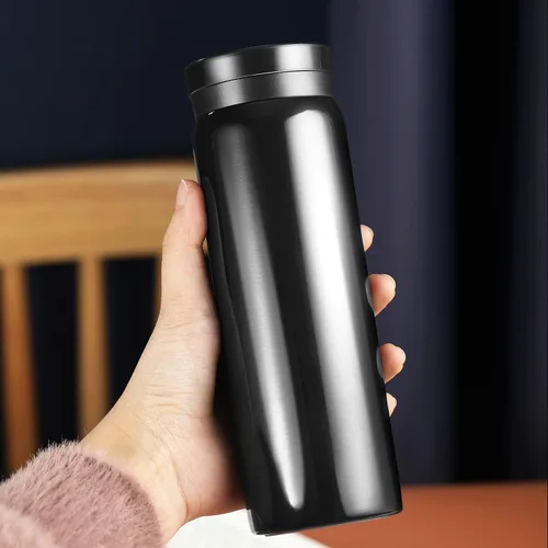 Vista 7 de Mini Thermos Bonita Botella de Agua - Matraz Pequeño Diminuto Aislado al Vacío de Acero Inoxidable 18/10 de 7 oz - A Prueba de Fugas y Derrames