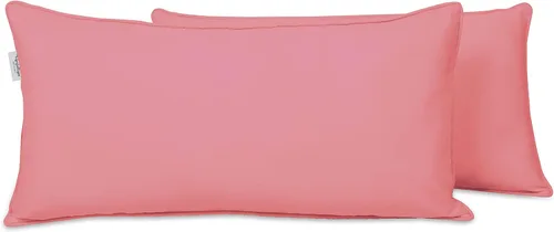 Vista 44 de Funda de almohada lumbar de tela de poliéster para interiores y exteriores, impermeable, rectangular, para todo tipo de clima, para muebles