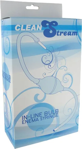 Vista 2 de Cleanstream in-Line - Jeringa de enema con bombilla, kit de limpieza vaginal reutilizable, para hombres y mujeres, marrón