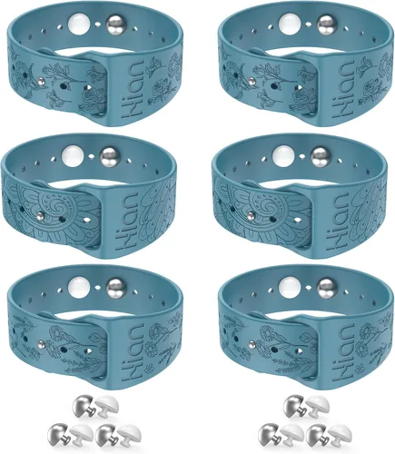 Vista 13 de Pulseras de mareo por movimiento, para adultos, niños y mujeres embarazadas, pulseras de acupresión antináuseas para automóvil, mar, aire, crucero