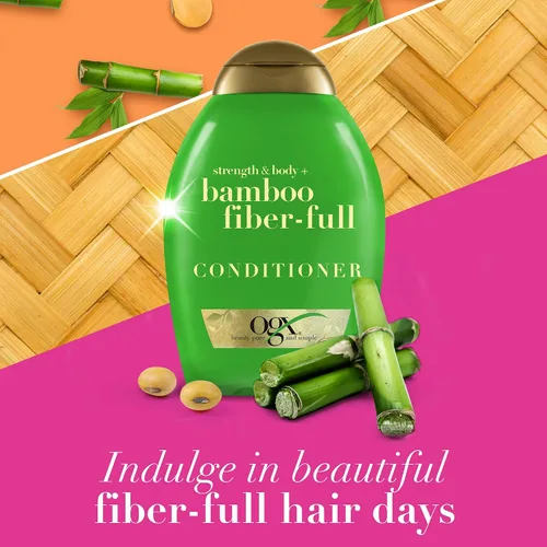 Vista 2 de OGX Strength & Body + Bamboo Fiber-Full Conditioner 13oz