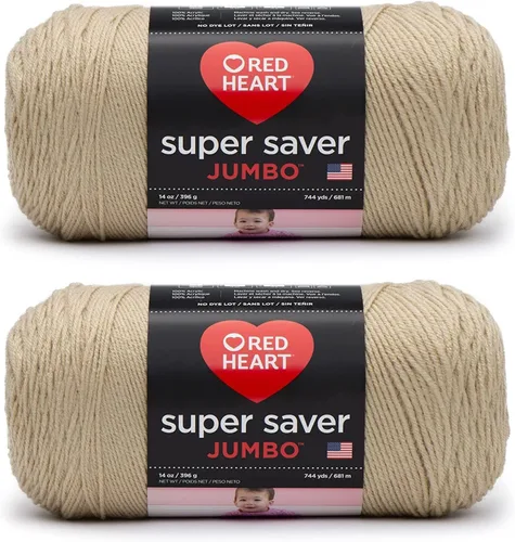 Vista 60 de Red Heart Super Saver Jumbo Ovillo de lana, Amatista