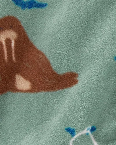 Vista 3 de Carter's Conjunto de chaleco pequeño de 3 piezas con parche a cuadros para bebé niño