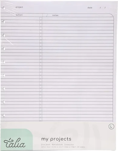 Vista 20 de Talia - Recambios para cuaderno con espiral (Páginas en blanco (negro), Junior (5.5 x 8.5 pulgadas))