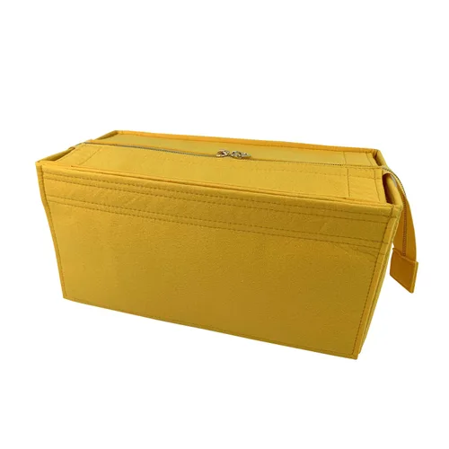 Vista 8 de Bag Organizer for Dior Book Tote Medium [Fixed Zipper Top Cover] - Premium Felt (Handmade/20 Colors)