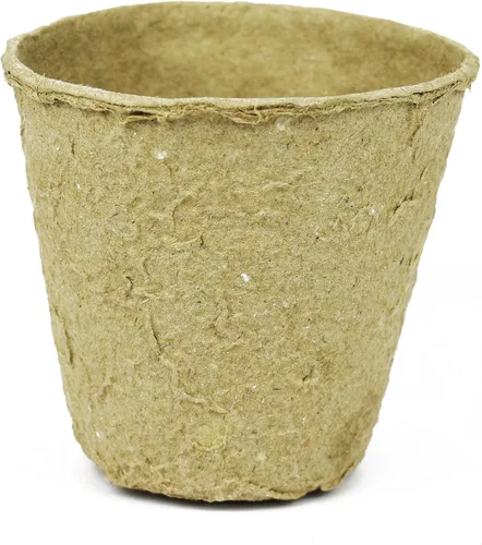 Vista 7 de Juego de 31 macetas de turba biodegradables y ecológicas. Bandeja de 12 macetas de 3 pulgadas - Macetas de turba recicladas no blanqueadas perfectas