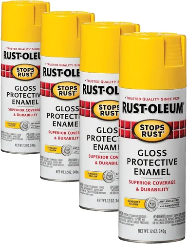 Vista 99 de Rust-Oleum 7776830 - Pintura en aerosol para prevención del óxido, 12 onzas, negro plano