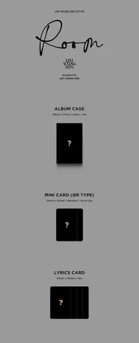 Vista 4 de Lim Youngmin ROOM 1st EP Contenido del álbum+Tarjeta fotográfica+postal lírica+pegatina+seguimiento sellado JOVEN MIN
