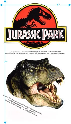 Vista 3 de Popfunk Camiseta clásica de Jurassic Park Bingo Dino Mr DNA
