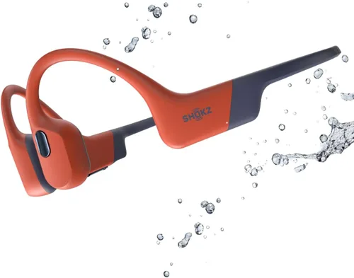 Vista 10 de SHOKZ OpenSwim Pro - Auriculares deportivos de conducción ósea Bluetooth y MP3 de oreja abierta, auriculares de natación, IP68 impermeables
