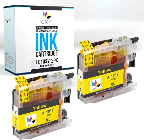 Vista 6 de LC103 - Cartucho de tinta de repuesto negro para Brother DCP-J132W, J152W, J172W, J4110DW, J552DW, J752DW, MFC-J245, J285DW, J4310DW, J4410DW
