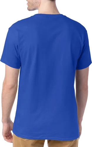 Vista 4 de Hanes Essentials Paquete de camisetas para hombre, camisetas de algodón con cuello redondo, 4o6unidades