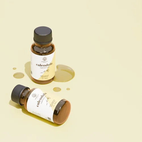 Vista 3 de Aceite de caléndula – Aceite portador de primera calidad Nutritivo para la piel, la cara, el cuerpo, la revitalización del cabello Hidratante