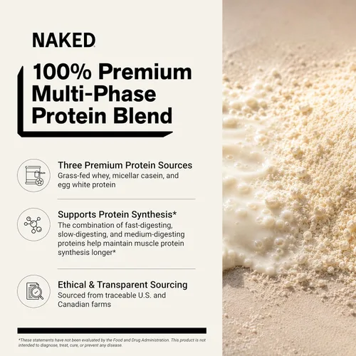 Vista 2 de NAKED Protein Powder Blend - Egg, Whey and Casein Protein Blend