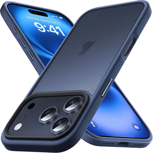 Vista 81 de Anqrp Funda diseñada para iPhone 11 azul [compatible con carga inalámbrica], [tacto sedoso] Funda delgada de silicona suave antiarañazos para iPhone