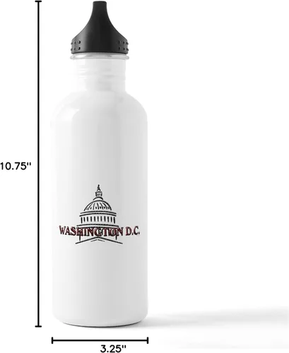 Vista 6 de CafePress – Washington DC Acero Inoxidable Botella de agua 1.0L – Botella de agua de acero inoxidable, 1.0L botella